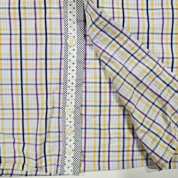 Tailorbyrd 4XLT Big & Tall Plaid Button Down Shirt, Long Sleeve - Picture 3 of 8